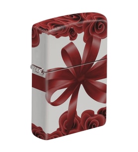 Zippo Roses And Ribbon Design Çakmak - 49352-115977