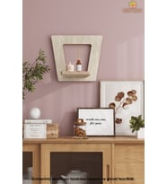 Ahşap Dekoratif Duvar Rafı ( MTS-325 ) (Mermer)