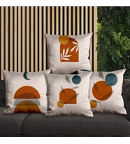 eJOYA Modern Tasarımlı 4'lü Yastık İçi Ve Kırlent Kılıfı 45cm 113827