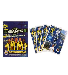 Mythos Fenerbahçe Dev Poster ve Çıkartma Seti Orjinal