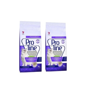 Pro Line Lavanta Kokulu Bentonit Kedi Kumu 5 lt 2 Adet