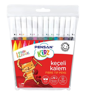 PENSAN KİDZ KEÇELİ BOYA KALEMİ 12 RENK