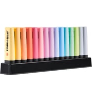 Stabilo Boss Original Pastel - Fosforlu Kalem - 15'Li Masa Seti - 14 Karışık Renk (2X Tozlu Gri)