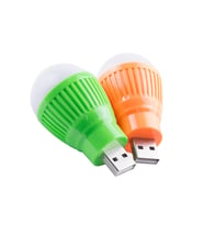 Mini USB Gece Lambası, Beyaz Aydınlatma, Kompakt ve Şık Tasarım (Krem)