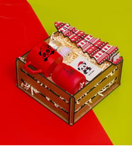 Yılbaşı , Yeni Yıl Hediyesi Sevimli Panda Kupa, Kar Küresi , Kavanoz Mum , Tütsü , Magnet Hediye Seti