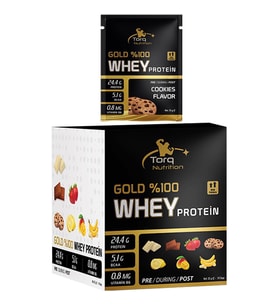 Torq Nutrition Gold Whey Protein 35 Gr x 14 SAŞE - Kurabiye
