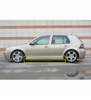 Volkswagen Golf 4 Yan Marşpiyel Seti Plastik Mat Siyah 1997-2003