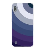 Samsung Galaxy A10  Kapak Renk Cümbüşü Tasarımlı Şeffaf Silikon Kılıf