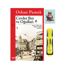 Cevdet Bey ve Oğulları - Orhan Pamuk  - Yapı Kredi Yayınları - Fosforlu Kalem - Not Defter Seti (Renksiz)