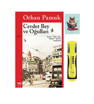 Cevdet Bey ve Oğulları - Orhan Pamuk  - Yapı Kredi Yayınları - Fosforlu Kalem - Not Defter Seti (Renksiz)