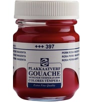 TALENS GOUACHE JAR 16ML PERM. ROSE MAG. 