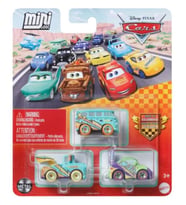 Üçlü Cars Mini Racers - Race to Celebrate Fillmore & Mater & Wingo - JJW62