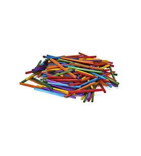 Ticon Ahşap Kibrit Çöpü 2x2x5 cm 200'lü Paket Renkli