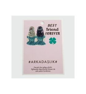 3'lü Arkadaşlık Bileklik Kartı