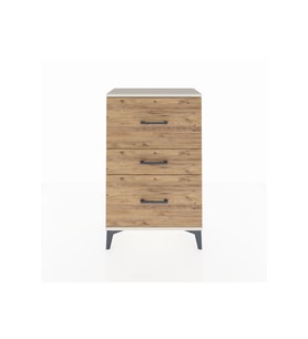 Arges Komodin 3 Çekmeceli 60x30x96 Aytaşı-Çam