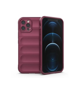 Newface Apple iPhone 12 Pro Kılıf Optimum Silikon - Bordo