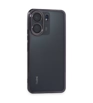 Xiaomi Redmi 13c Kılıf Kamera Korumalı Lensli Silikon - Mor