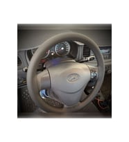 DİKİŞLİ DERİ DİREKSİYON KILIFI NOKTALI DERİ SİYAH DİKİŞLİ HYUNDAİ ERA İÇİN HIZLI KARGO