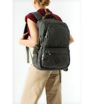 Ultra Hafif Çok Cepli Su Geçirmez Sırt Çantası Unisex Desenli Yeşil (Model: 571-2H)