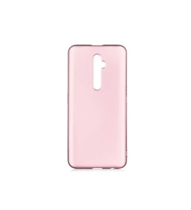 Oppo Reno 2Z Uyumlu Kılıf Zore Premier Silikon Kapak (Rose Gold Altın)
