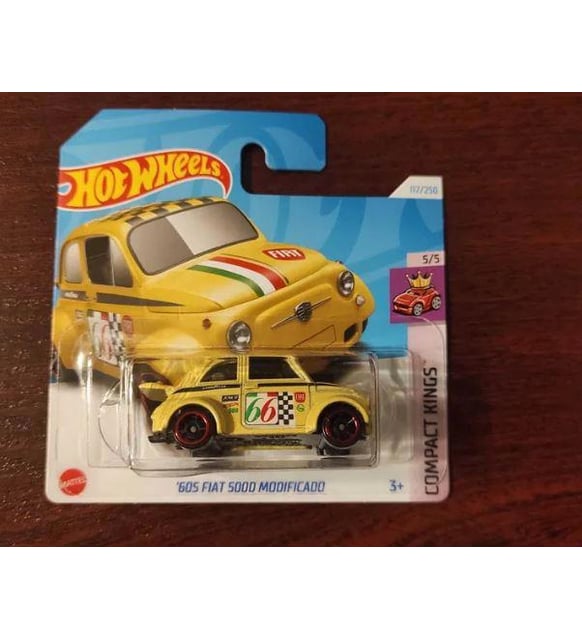 Mattel Hot Wheels prémiové auto – velikáni 60s Fiat 500D Modificado