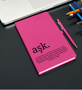 Kişiye Özel Deri Tasarım Defter TS38