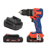 WORKPRO WP390019 20Volt 2.0Ah Li-ion 65Nm. Çift Akülü Kömürsüz Profesyonel Şarjlı Darbeli Matkap
