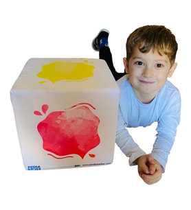 Pediaswiss Eğitici ve Öğretici Renk Küp (Büyük Boy) 28X28x28 cm