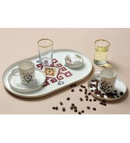 Porland Arabesque Desen5 Kahve İkram Takımı 8 Parça 04ALM006576