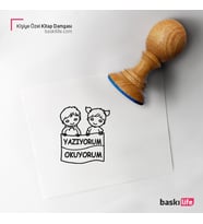 Öğretmen Kaşesi Kişiye Özel Kitap Damgası Kitap Mührü Kaşe Kitap Mühür Özel Damga 370