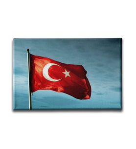 Türk Bayrağı Kanvas Tablo ABY105