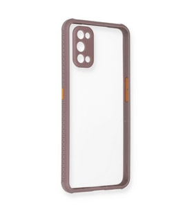 Realme 7 Pro Kılıf Miami Şeffaf Silikon - Açık Mor