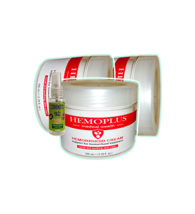 Hemoplus 100 ml 3 Adet Hemeroid Basur Kremi + 30 ml Çörek Otu Ağrı Dindirici Yağ