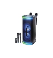 Sunix 3000 Mah Çift Miktofonlu 6.5"x2 İnç Led Işıklı Bluetooth Hoparlör BTS-67