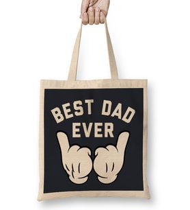 Fathers Day Bank Of Dad Open 24 Hours Bez Çanta Uzun Saplı
