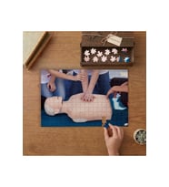 İlkyardım Eğitimi Tasarımı 240 parça Ahşap Puzzle Ahşap Kutuda MP08665