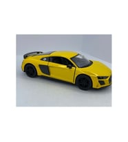 Kinsmart 2020 Audi R8 Coupe 1:36 Sarı Çek Bırak Model Araba