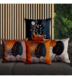 eJOYA Modern Tasarımlı 4'lü Yastık İçi Ve Kırlent Kılıfı 45cm 113783