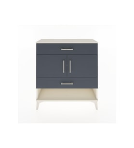 Arges Şifonyer 2 Raflı 2 Çekmeceli 2 Kapaklı 88x30x96 Aytaşı-Antrasit