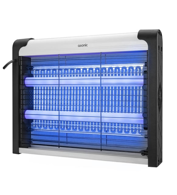 Asonic AS-A29 Siyah Büyük Boy 6W+ 2000V Zincir Askısılı İki Ledli Sinek Öldürücü