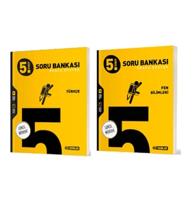 HIZ YAYINLARI 5. SINIF TÜRKÇE + FEN BİLİMLERİ SORU BANKASI