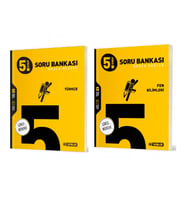 HIZ YAYINLARI 5. SINIF TÜRKÇE + FEN BİLİMLERİ SORU BANKASI