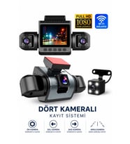 Sy 9720 4 Kameralı Full HD 1080P WiFi Araç İçi Kamera Seti
