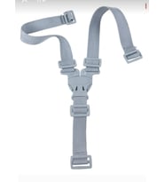EVRENSEL , 3 NOKTALI  3 KOLLU MAMA SANDALYESİ EMNİYET KEMERİ ve  PUSET BEBEK Arabası İçin EMNİYET KEMERİ GRİ 65 cm