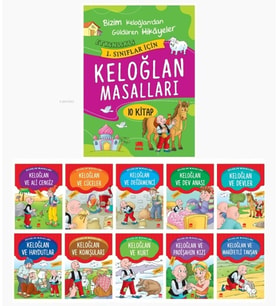 Ema - Keloğlan Masalları Hikaye Seti 1.Sınıf 10Lu Büyük