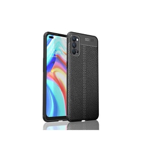 Oppo Reno 4 Uyumlu Kılıf Zore Niss Silikon Kapak (Siyah)