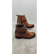 ÇİĞDEM GERÇEK DERİ TABA KADIN BOT (B2A) - TABA - 40 - ST01187-TABA-40