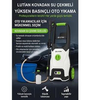 Lutian LT518 1600W 130 Bar Yüksek Basınçlı Araba Yıkama Makinesi