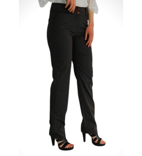 GÖKCAN KADIN KUMAŞ PANTOLON LYCRA BGL-ST01080 (Kahverengi)