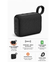 Mini Taşınabilir Bluetooth Hoparlör - Çok Renkli LED Işıklı Yüksek Ses Kaliteli Wireless Speaker